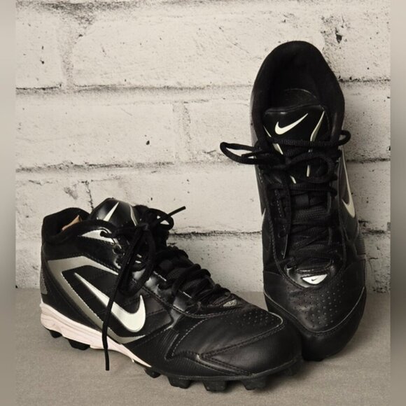 Nike Keystone Low 375561-011 Black Baseball Softball Cleats. - Picture 3 of 10